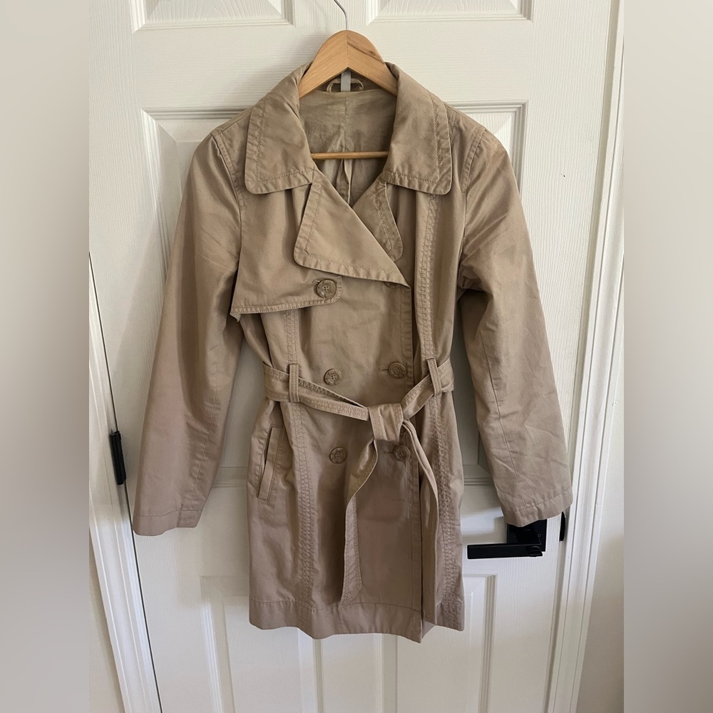 Old Navy Khaki Trench Coat